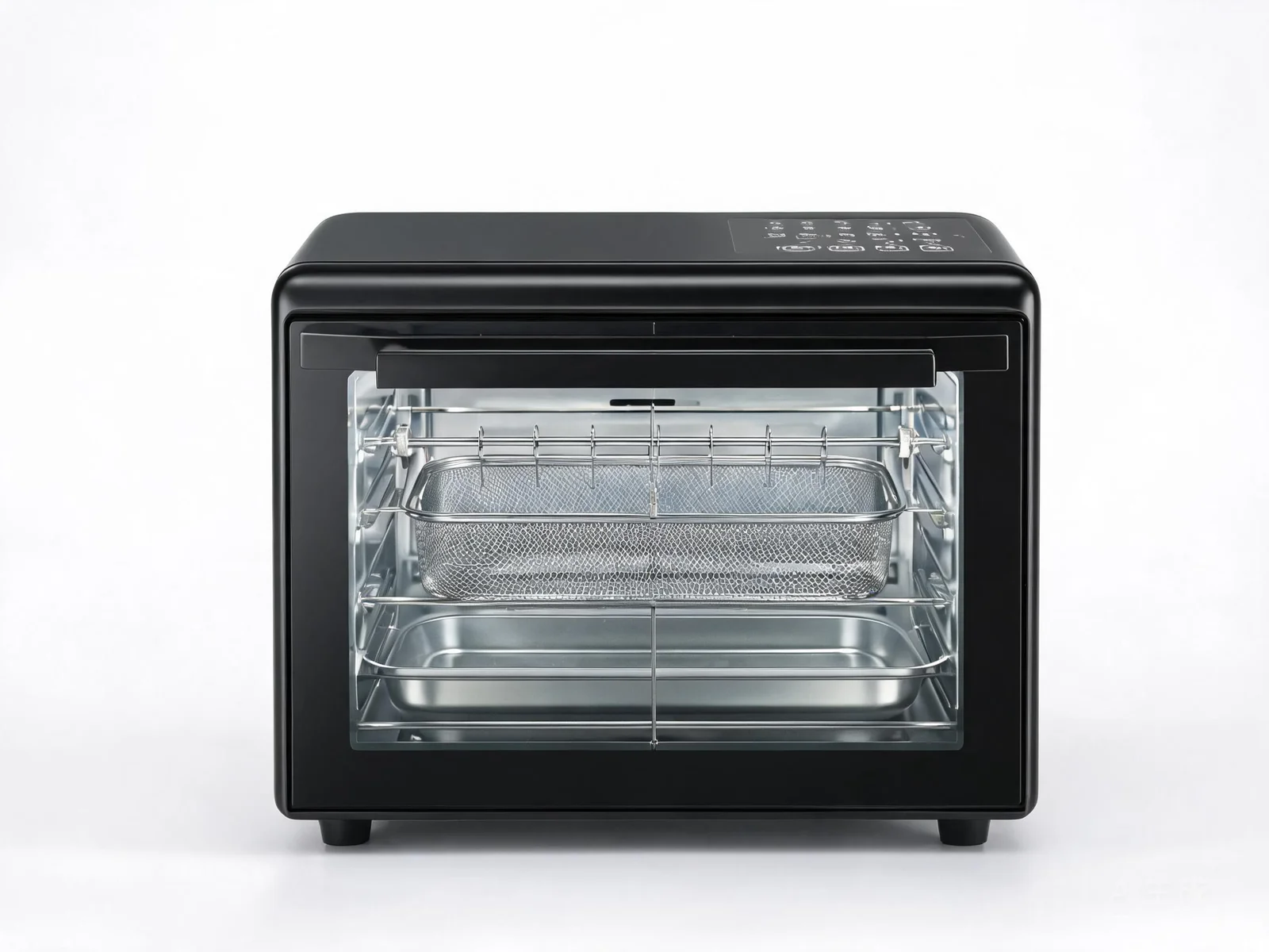 12L multi-function air fryer oven HP-AF120 with rotisserie and 16 preset programmes for large family cooking