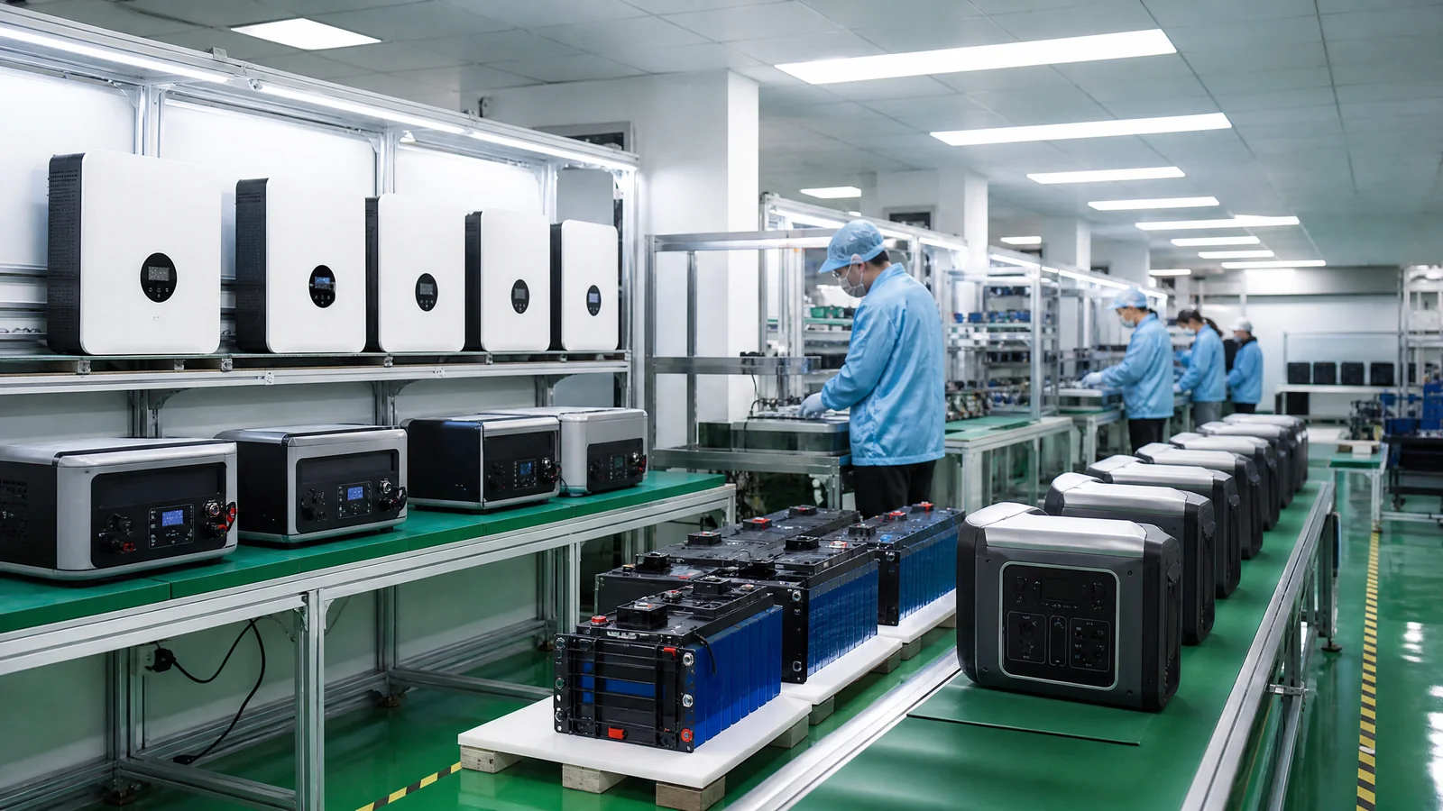 Home appliance production line — precision manufacturing
