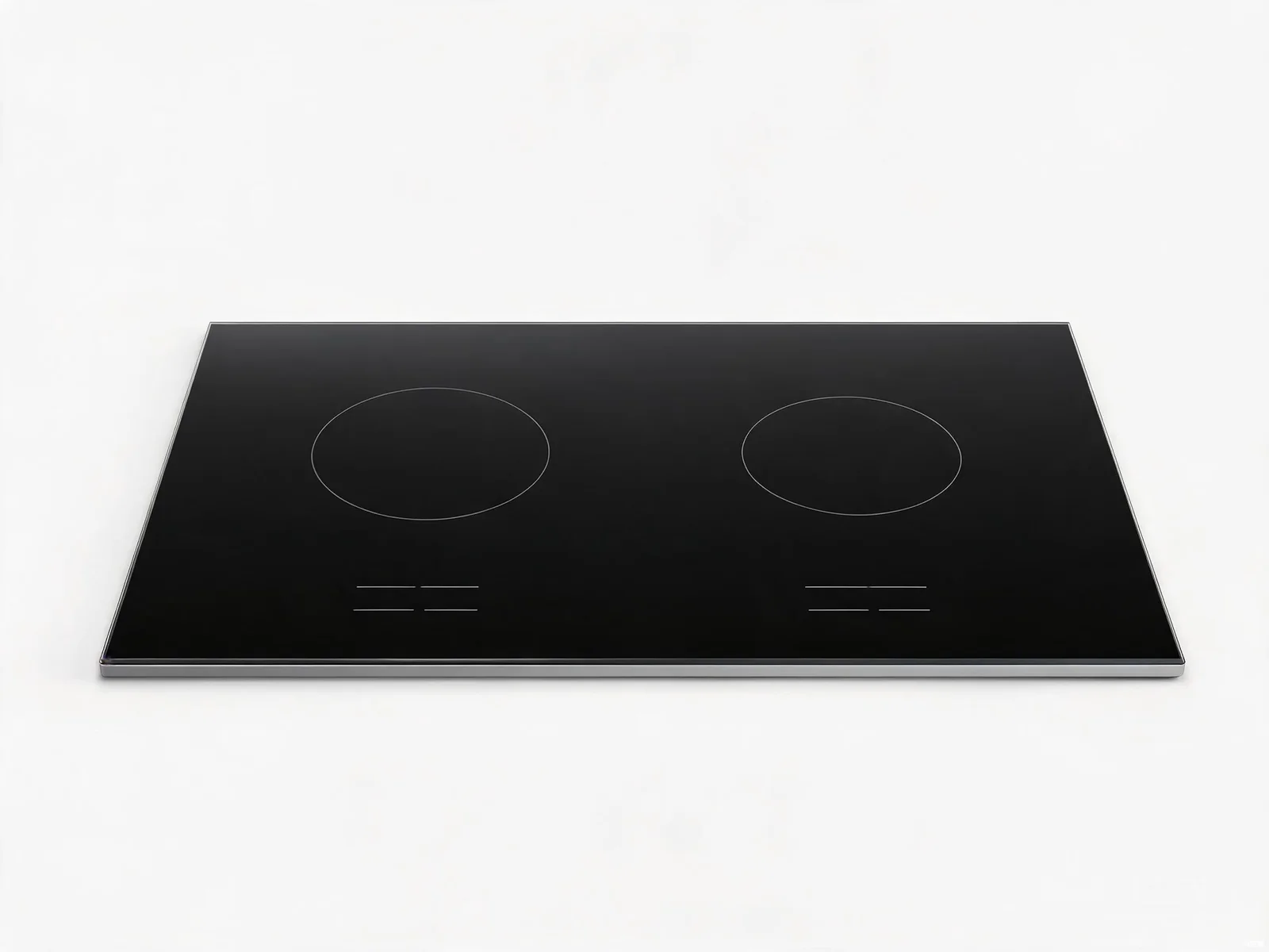Built-in 2-zone induction cooktop HP-ID2 with Schott Ceran glass surface and touch sensor controls for modern kitchens